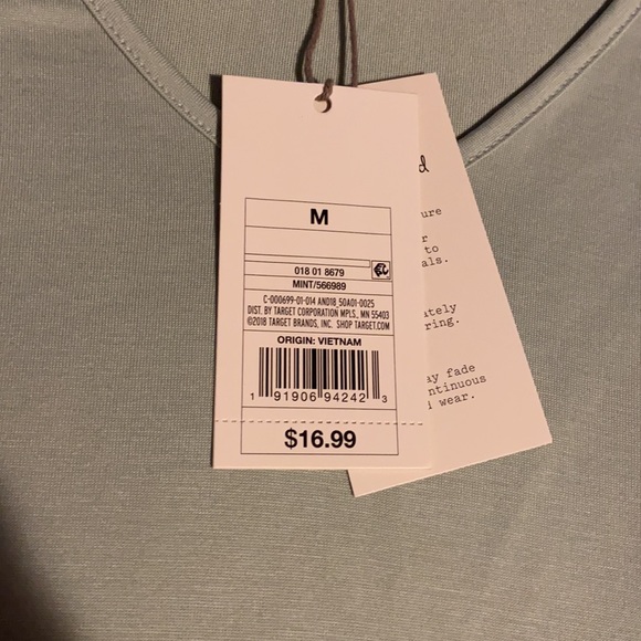 Teal V-Neck Top - Picture 2 of 4